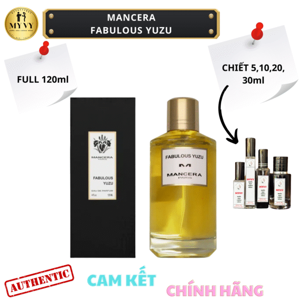 Mancera Fabulous Yuzu EDP