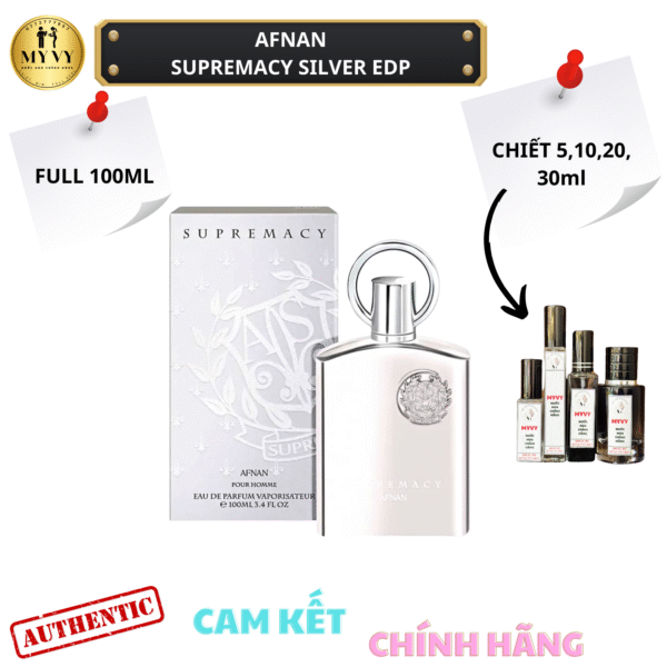 Afnan  Supremacy Silver EDP