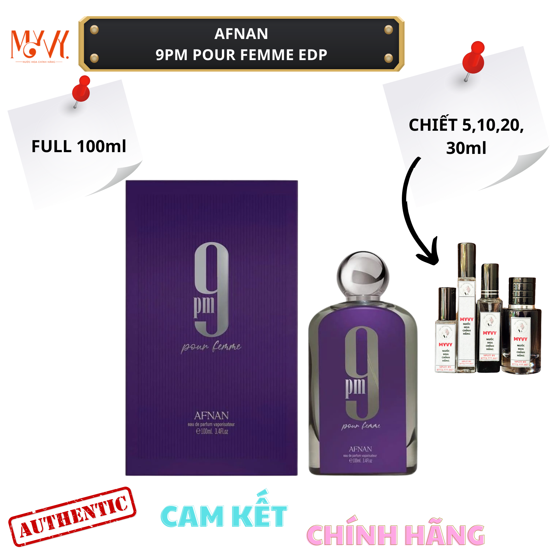 Afnan 9PM Pour Femme EDP