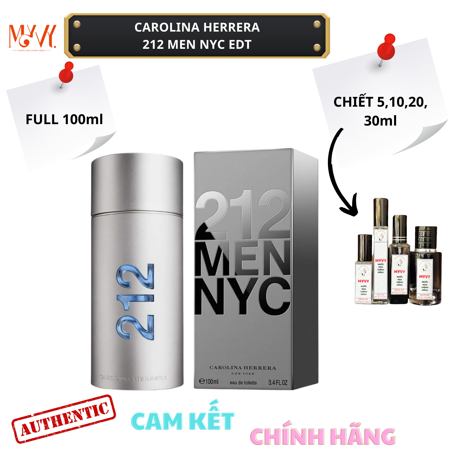 Carolina Herrera 212 Men NYC EDT
