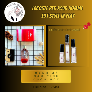 Lacoste Red Pour Homme EDT Style In Play
