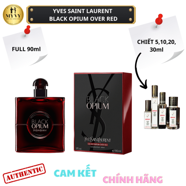 Yves Saint Laurent Black Opium Over Red EDP