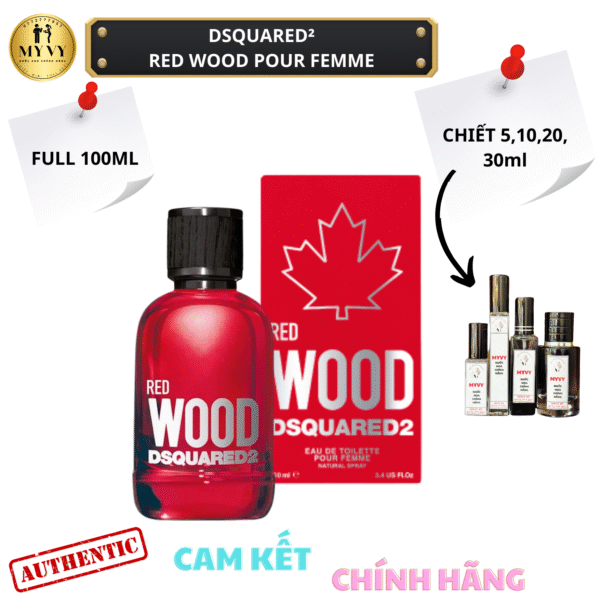 DSQUARED² Red Wood Pour Femme