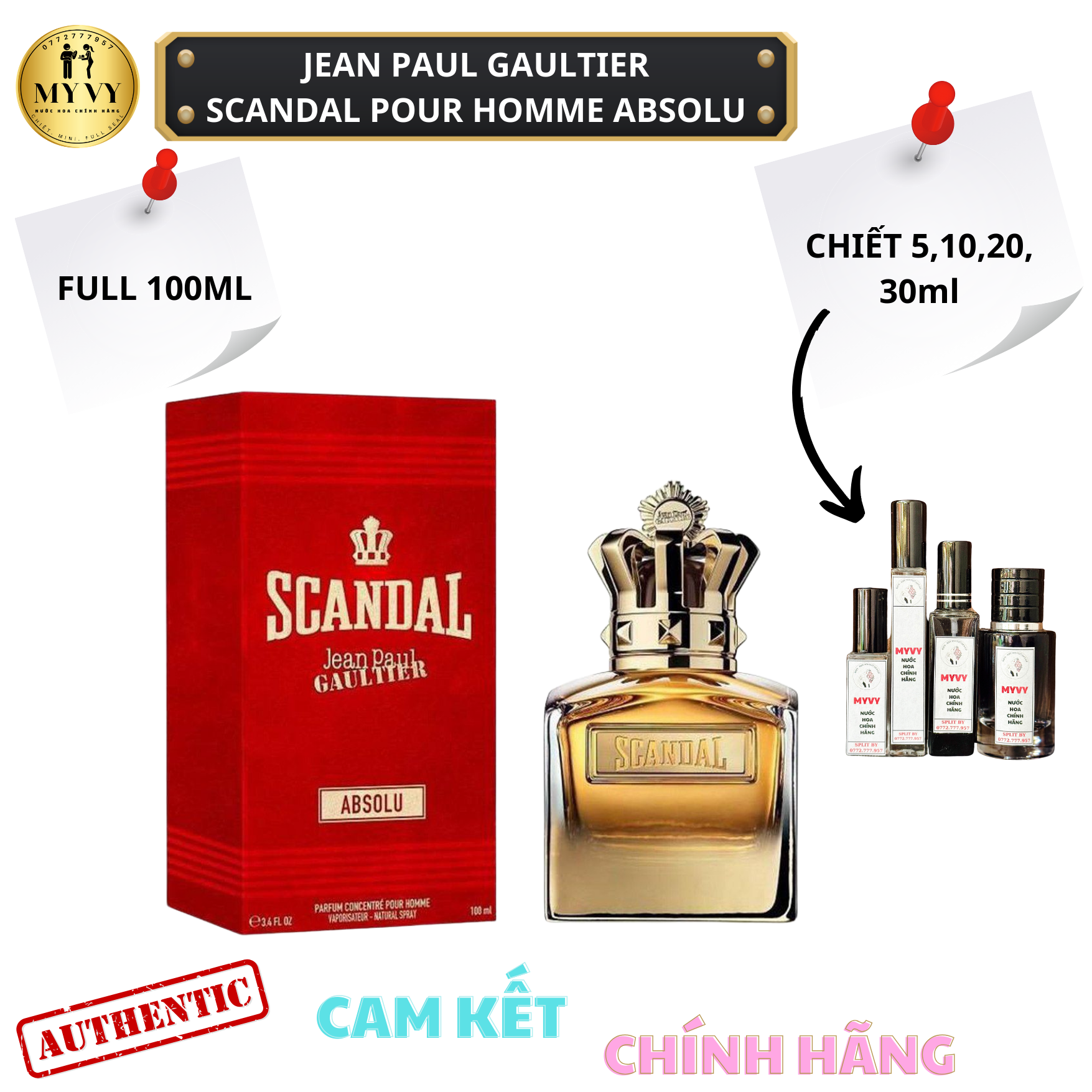 Jean Paul Gaultier Scandal Pour Homme Absolu