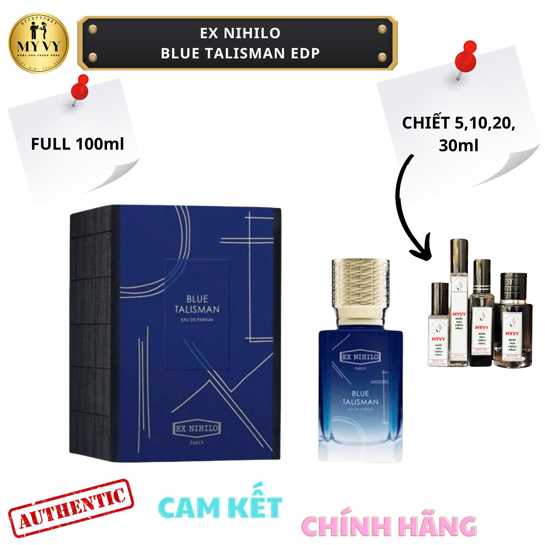 Ex Nihilo Blue Talisman EDP