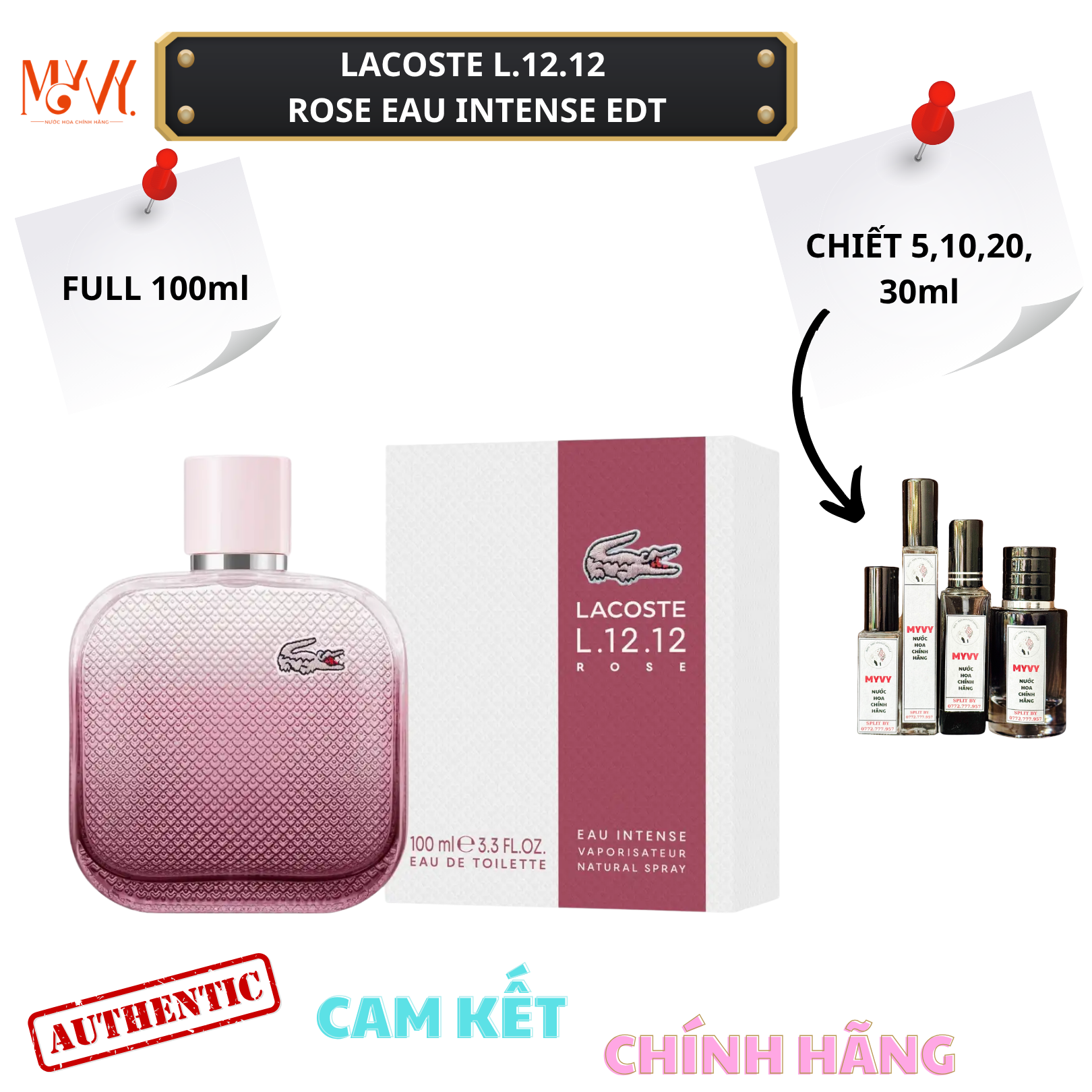 Lacoste L.12.12 Rose Eau Intense EDT