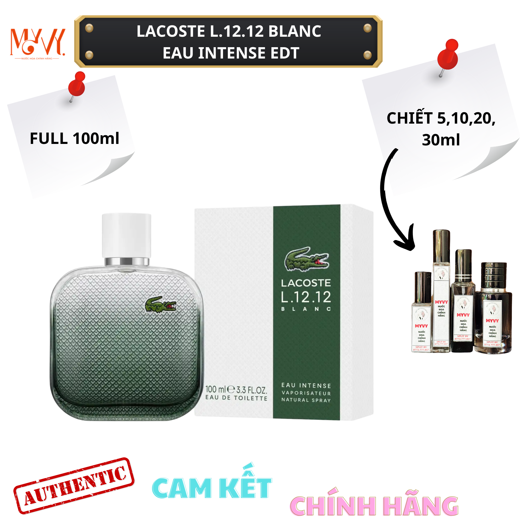 Lacoste L.12.12 Blanc Eau Intense EDT