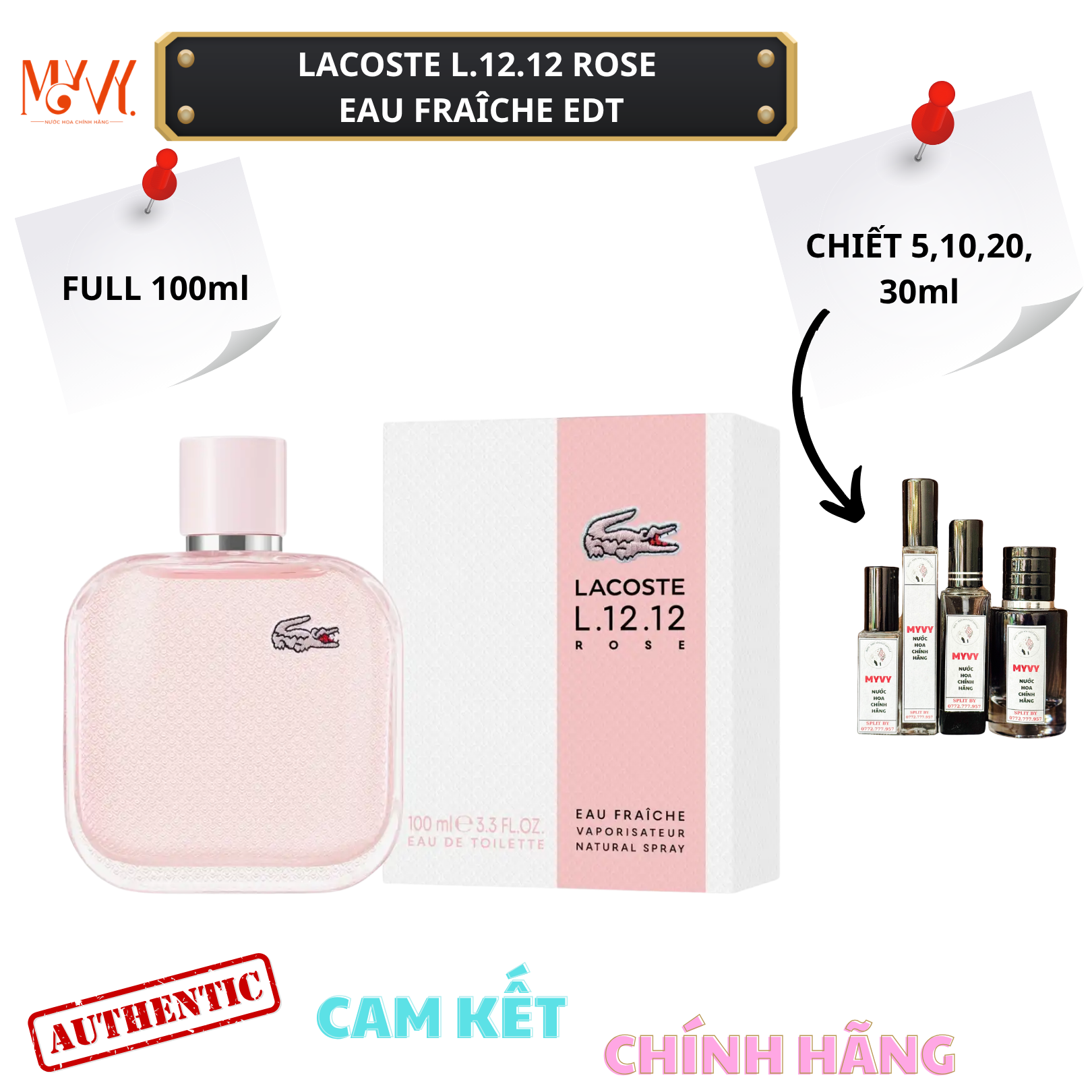 Lacoste L.12.12 Rose Eau Fraîche EDT